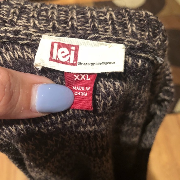 L.e.i. Knit Brown Dress - Picture 5 of 5